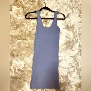 Sky blue sculpting mini dress . Size S